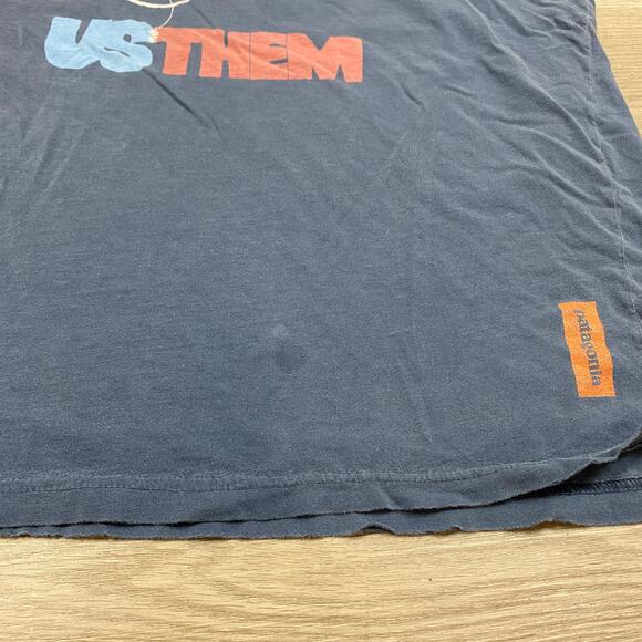 Rare Patagonia Us Them Stitch Organic Cotton T Shirt Men's M Gorpcore - Picture 8 of 9